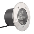 Luz subterrânea do diodo emissor de luz de 9W RGB para o jardim (luz no chão)